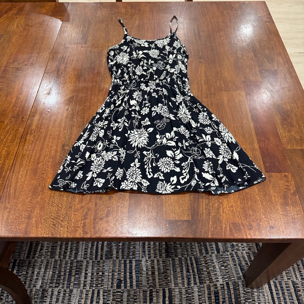Missy Daisy Black & White Floral Sundress